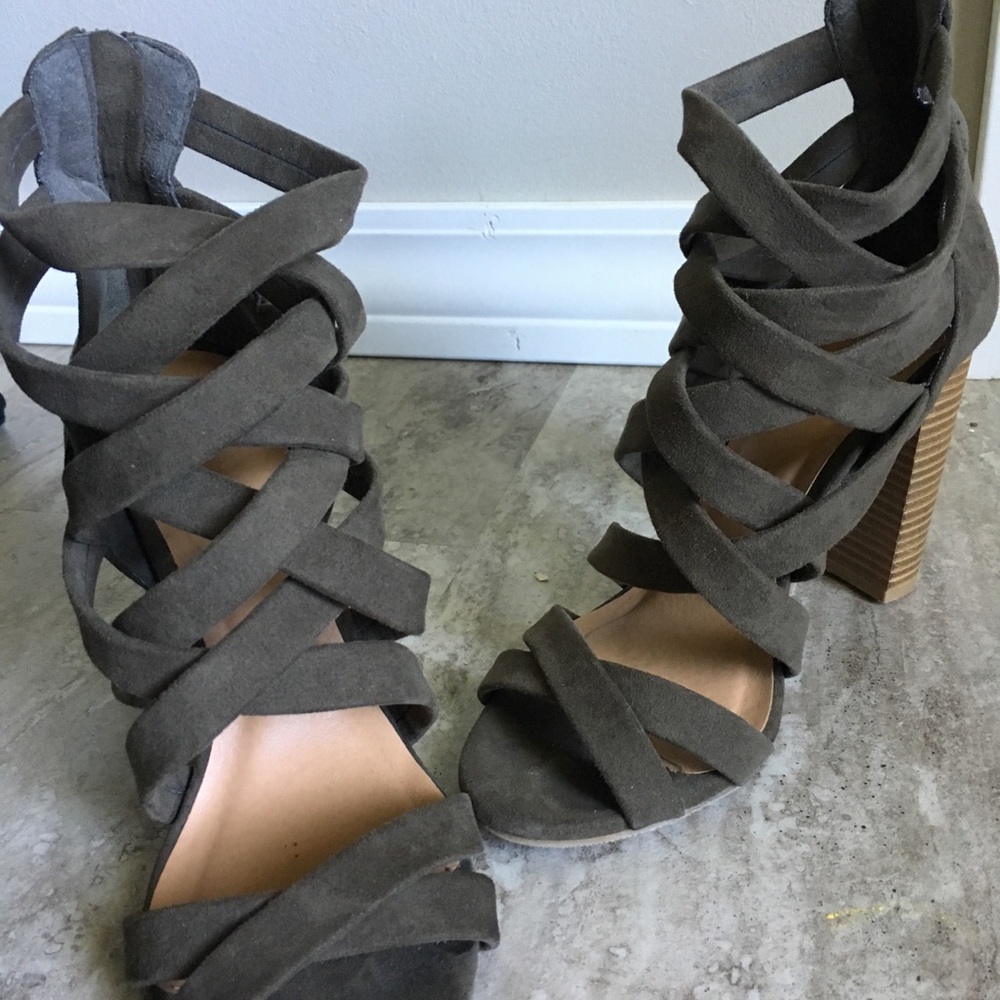 Charlotte Russe strappy heels